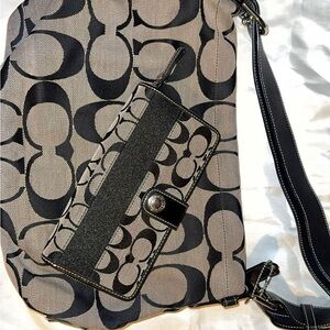 Stylish Black and Gray Designer Women's Bag